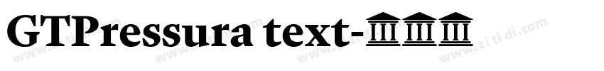 GTPressura text字体转换 GTPressura text字体转换